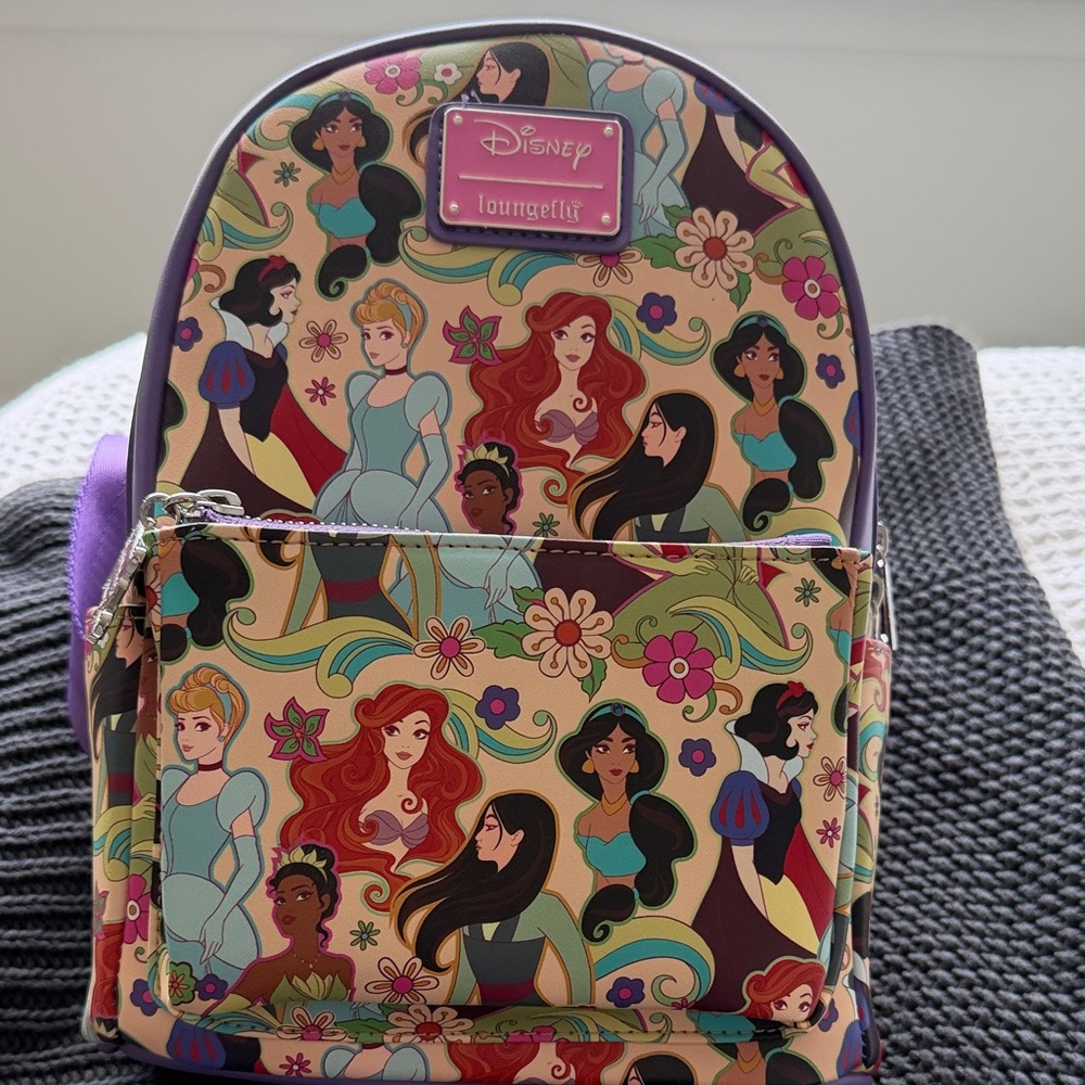 Loungefly Multicolor Princess Backpack